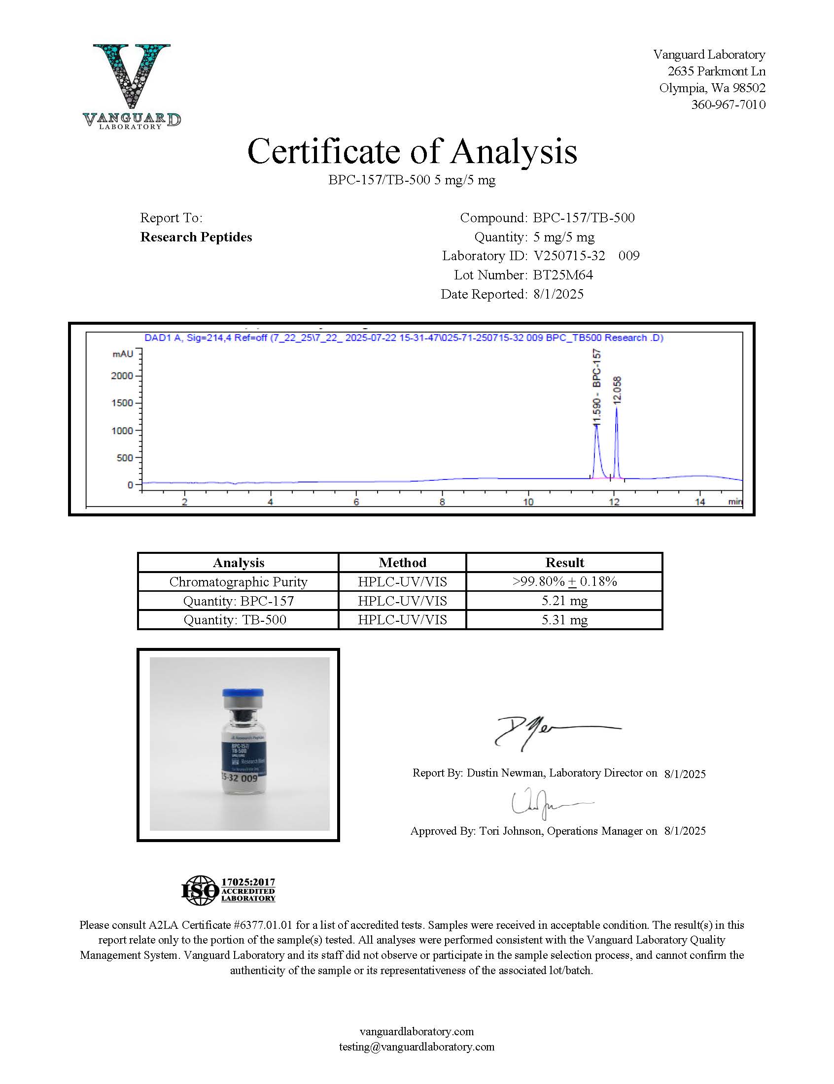 BPC-157 5mg TB-500 5mg Blend - Image 3