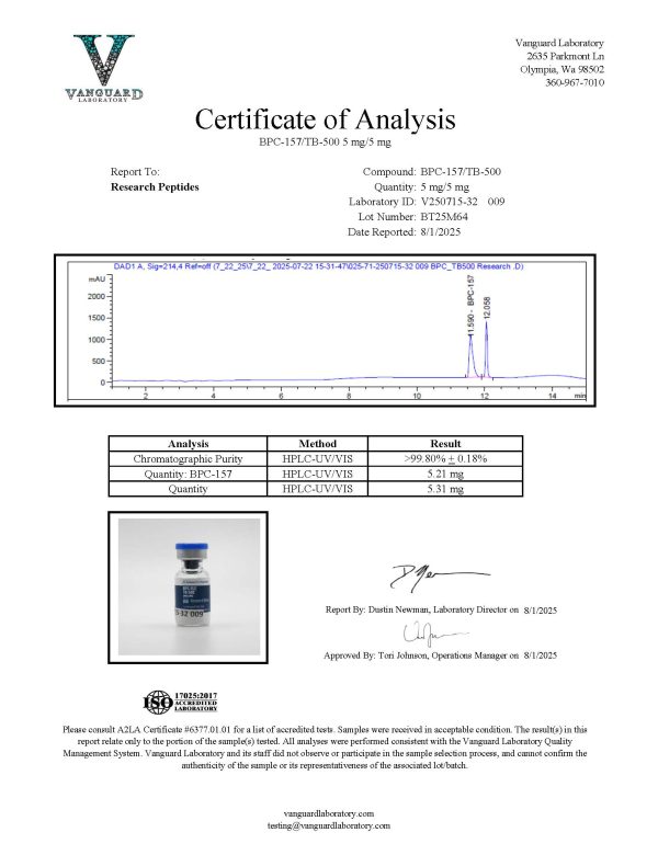 BPC-157 5mg TB-500 5mg Blend - Image 2